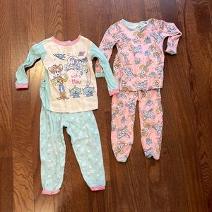 Toddler 5t toy story pajamas